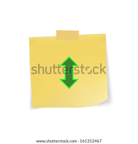 Web icon on note pad paper,vector