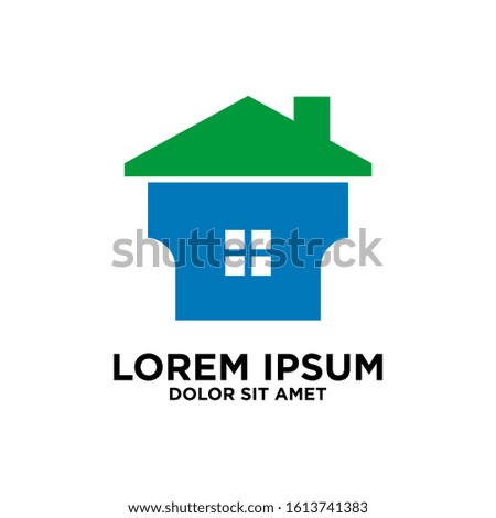 Real Estate , Property and Construction Logo design for business corporate sign . Vector Logo . - Vector full clolor