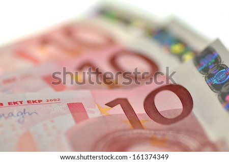 ten euro banknotes