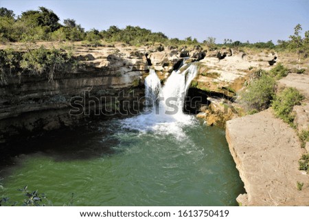 Jamjir Waterfall at Jamvada, Gujarat, India