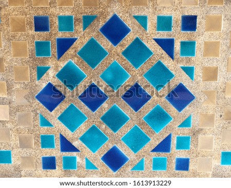 Colorful mosaic tiles as background 
