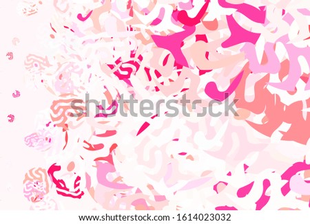 Light Red vector background with abstract shapes. Simple colorful illustration with abstract gradient shapes. Elegant design for wallpapers.