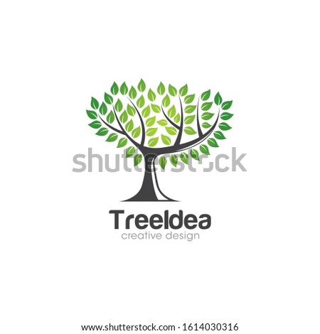 Creative Tree Logo and Icon Vector Template