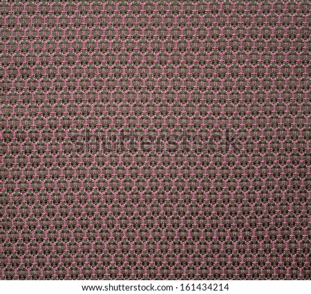 Black and pink fabric with geometric pattern for background