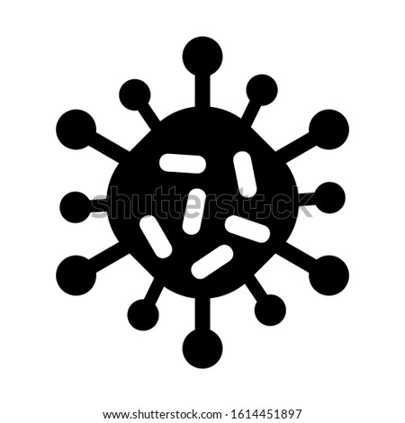 virus icon isolated sign symbol vector illustration - high quality black style vector icons
