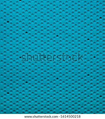 Blue rubber texture. Blue pores background.
