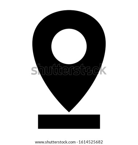 GPS icon isolated sign symbol vector illustration - high quality black style vector icons
