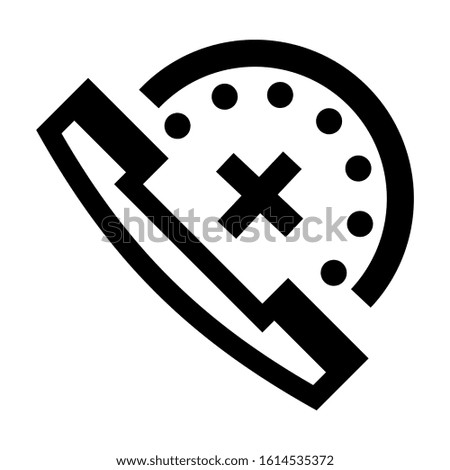 emergency call icon isolated sign symbol vector illustration - high quality black style vector icons

