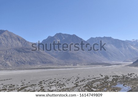 Leh the beautiful land of landscapes on this mountain desert.
