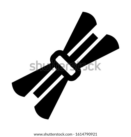 hair clips icon isolated sign symbol vector illustration - high quality black style vector icons
