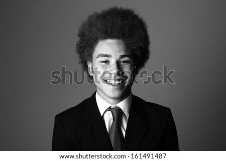 Funk Afro Man In A Suit
