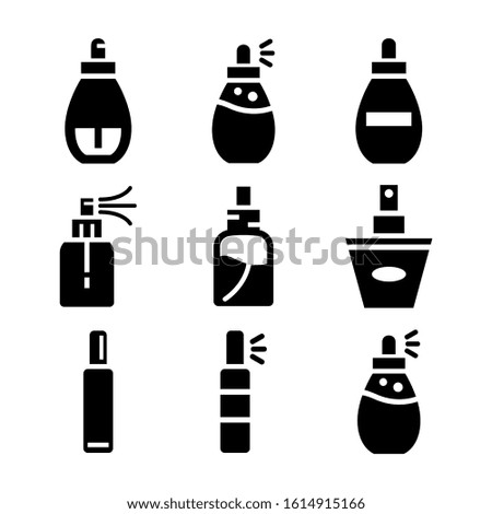 perfume icon isolated sign symbol vector illustration - Collection of high quality black style vector icons
