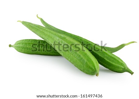 zucchini on white background