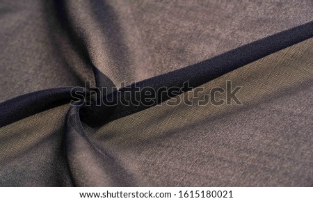 Texture, background, pattern, wallpaper, silk fabric, transparent blue, with shades of brown