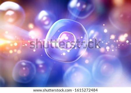 Cells under Human system illustration Royalty-Free Stock Photo #1615272484