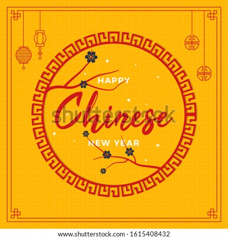 Happy Chinese New Year 2020 year of the rat. lunar new year 2020. Zodiac sign for banner,greetings card,invitation,posters,banners,calendar