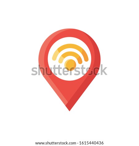 internet ubication isolated icon desing vector illustration