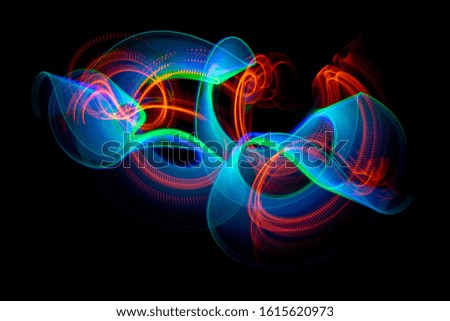 colorful light art photography  (long exposure) 