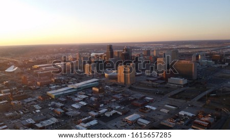 View of the skyline of Kansas City 
