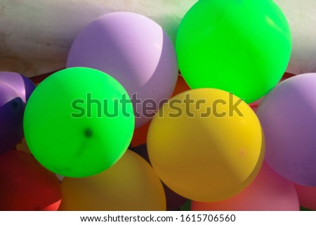 Colorful​ balloon​ background​ for party or celebrateion 