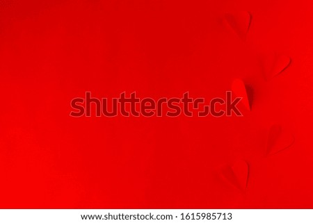 background of red and white hearts. Valentine's Day. Wedding.
