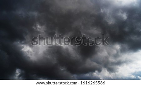 Background before the rain, sky, clouds, cloudscape, time lapse, sunset background, bright sky, time lapse clouds, evening clouds, move out, rolling, border, Thailand, Malaysia