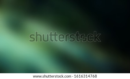 Rain green particles blurry abstract background