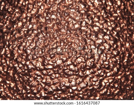 Convex texture of copper stones