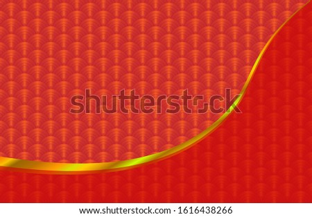 Red background with dragon scales pattern for gong xi fa cai or for business card