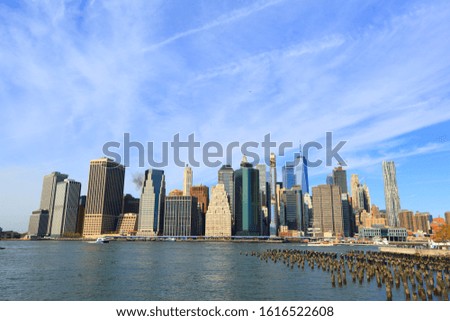 NYC skyline - a view from Brooklyn