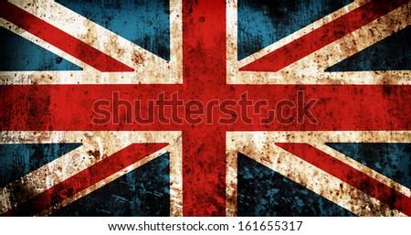 Grunge flag of United kingdom