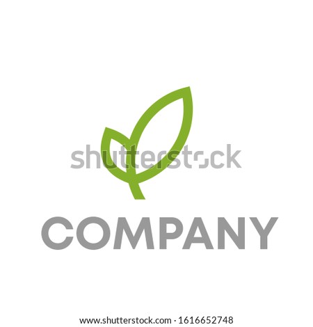 nature logo design vector template sign