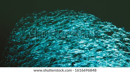 Background and texture with bubbles