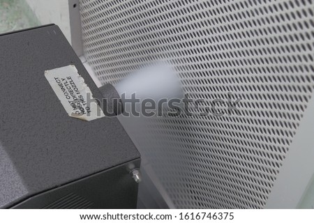 Aerosol generators for HEPA filter & ULPA filtration leak tests or Air flow Visualisation testing / Particle recovery work Royalty-Free Stock Photo #1616746375