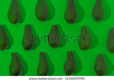 pinkerton avocado flat lay pattern