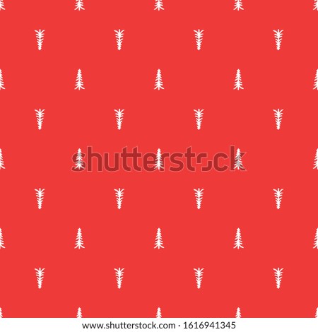 Seamless pattern with christmas trees. Abstract geometric wallpaper