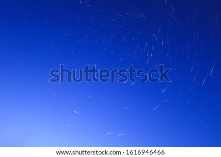 Starry sky background picture of stars in the night sky and the Milky Way.