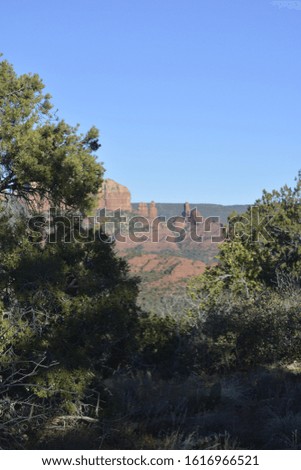 beautiful landscape pictures of rocky mountains in Sedona