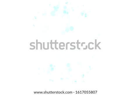 Light Blue, Green vector layout with circle shapes. Blurred bubbles on abstract background with colorful gradient. Pattern for textures of wallpapers.