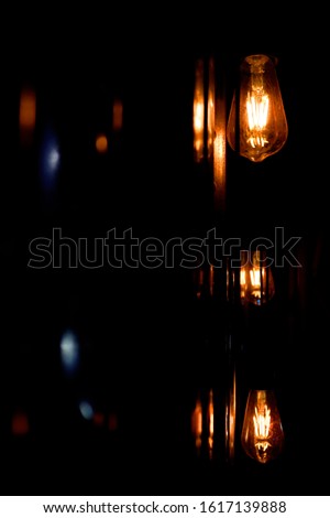 abstract background with lots of bulb light