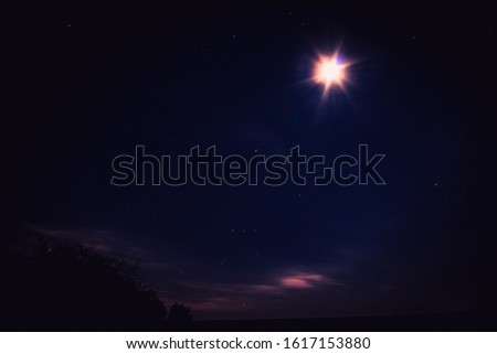 Night sky with stars perfect for astrology backgrounds and pictures for blog posts.