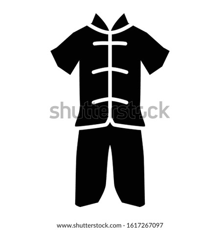 traditional costume, dress. Asian ethnic, national clothes. icon or logo illustration on white background. Perfect use for website, pattern, design, etc.