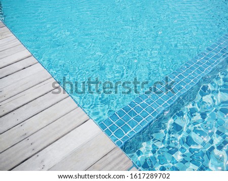Swimming pool border image background