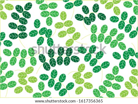 Fresh and lovely leafs with branch twig background design