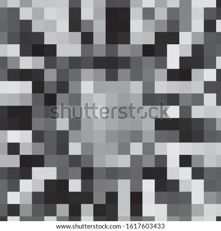Abstract halftone background pattern. Monochrome geometric vector line illustration
