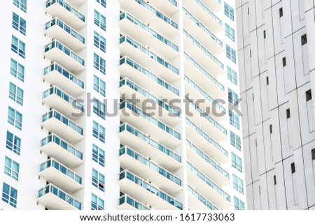 modern building in miami city florida usa america