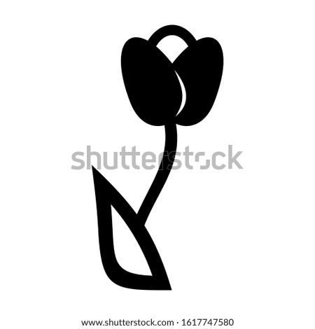 tulip icon isolated sign symbol vector illustration - high quality black style vector icons
