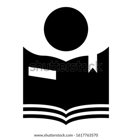 reading icon isolated sign symbol vector illustration - high quality black style vector icons
