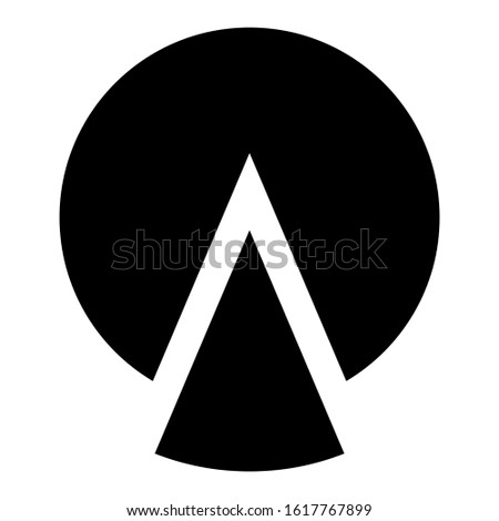 pie chart icon isolated sign symbol vector illustration - high quality black style vector icons
