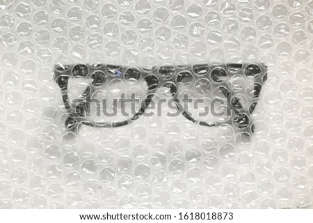 Abstract Bubble Wrap and Glasses